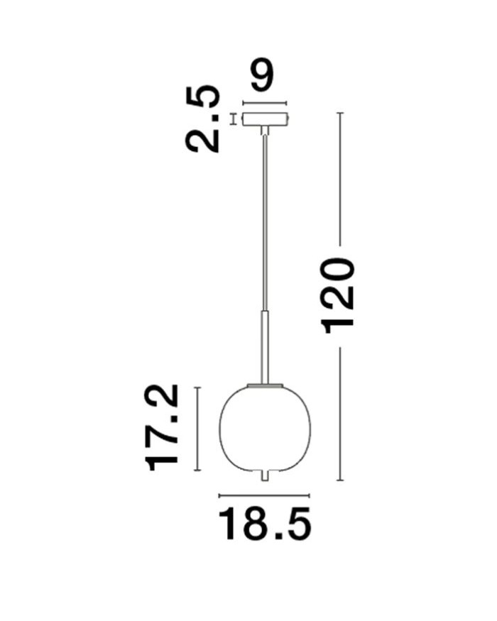 Підвісний світильник Nova Luce 9624096 LATO