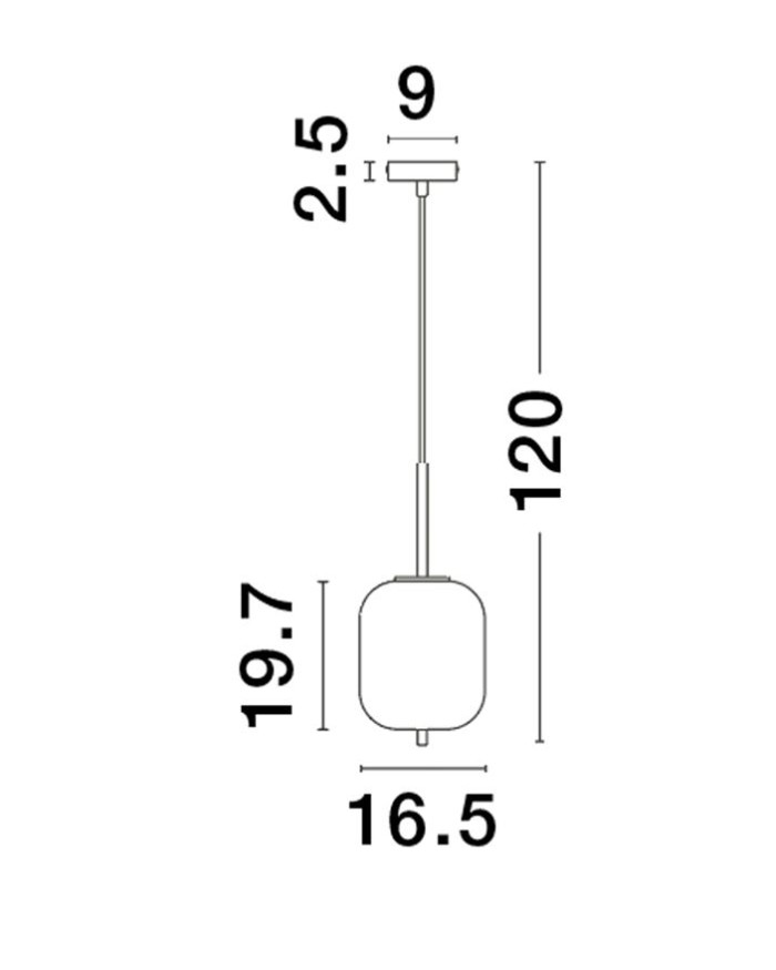 Підвісний світильник Nova Luce 9624097 LATO