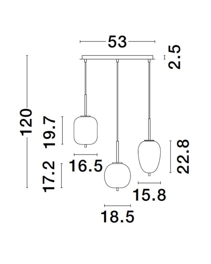 Люстра Nova Luce 9624099 LATO