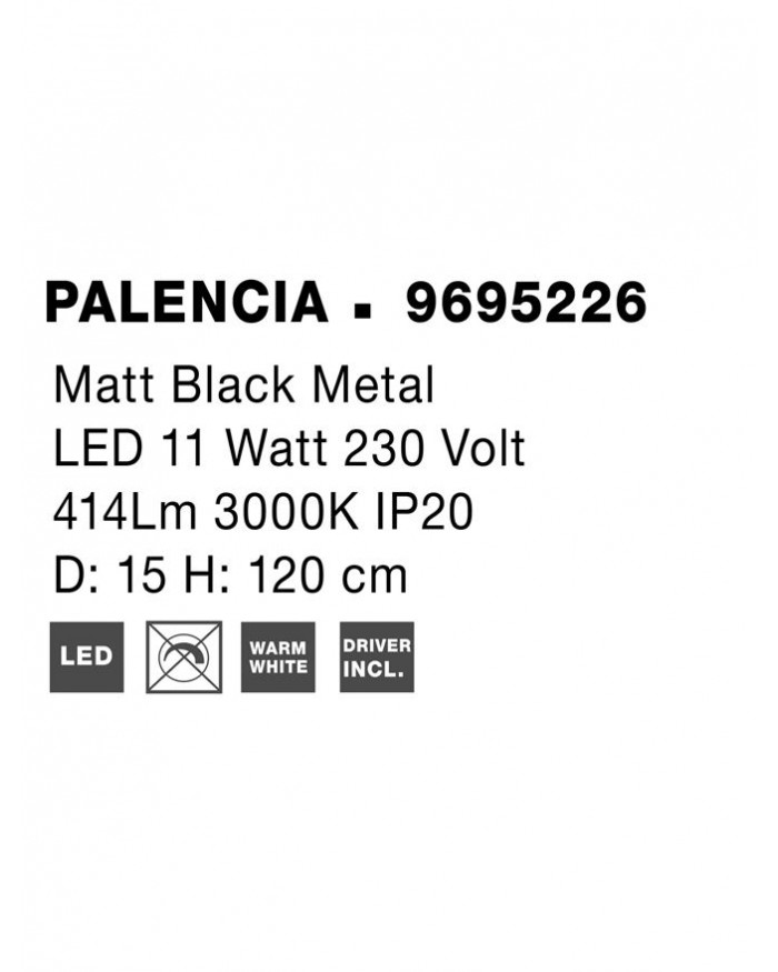 Підвісний світильник Nova Luce 9695226 PALENCIA
