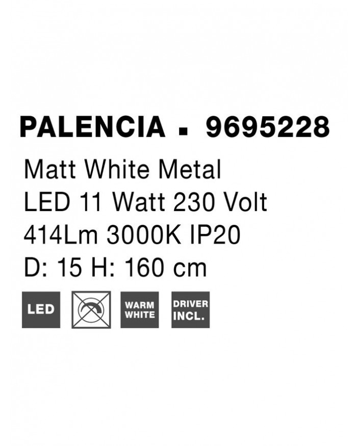 Підвісний світильник Nova Luce 9695228 PALENCIA