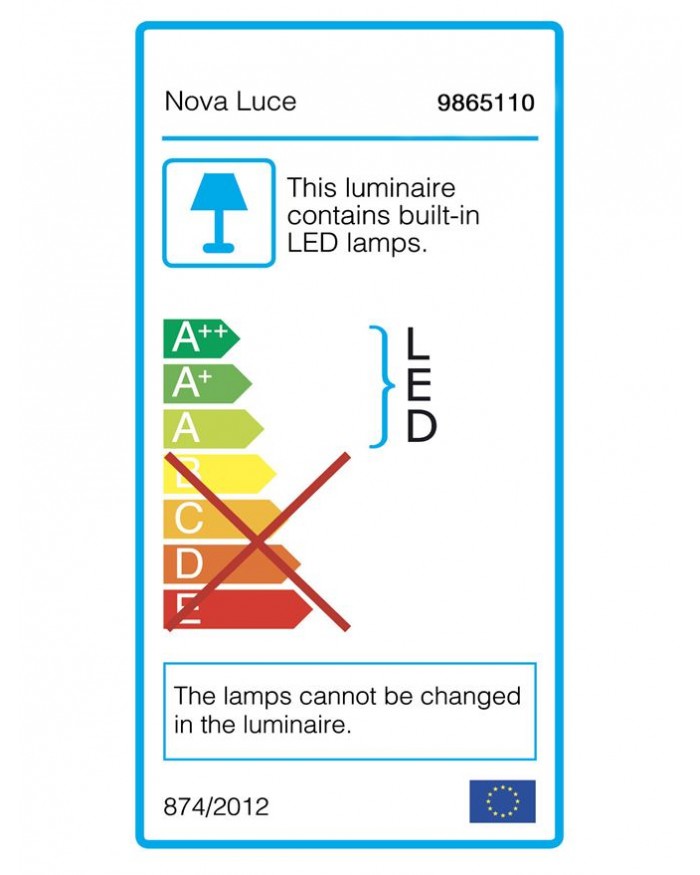 Люстра Nova Luce 9865110 PRESTON