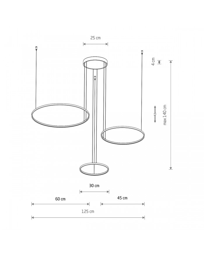 Люстра Nowodvorski 11398 Circolo LED