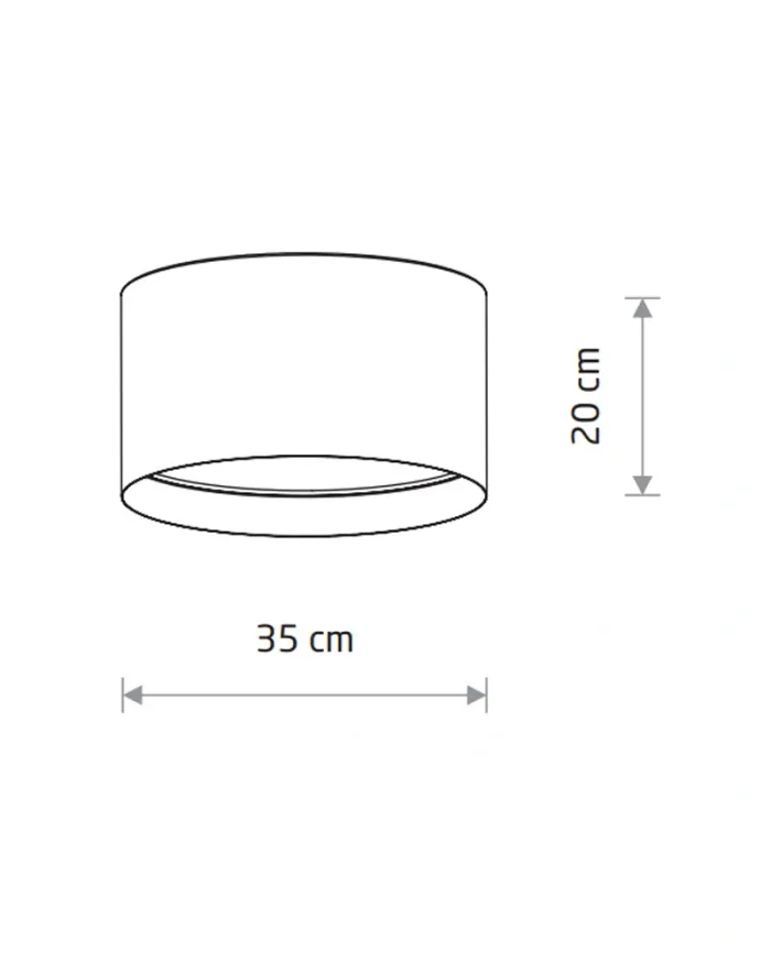 Світильник стельовий Nowodvorski 11679 Lago S