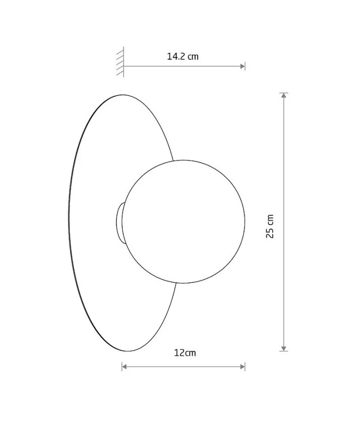 Бра Nowodvorski 12440 Saturn M