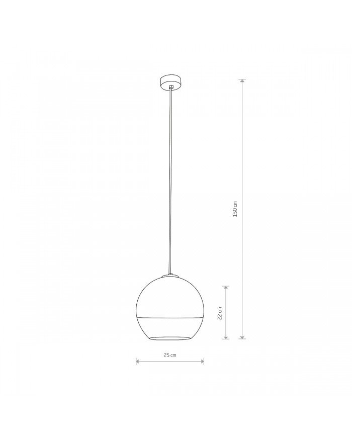 Підвісний світильник Nowodvorski 7606 GLOBE PLUS M