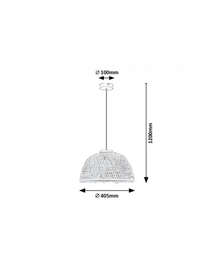Люстра Rabalux 72025 Rattan