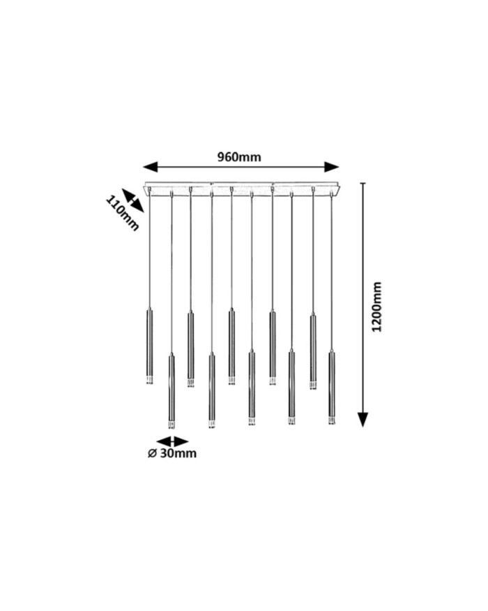 Люстра Rabalux 72365 Ramira
