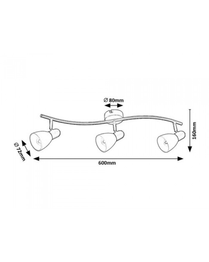 Світильник стельовий Rabalux 73093 Soma