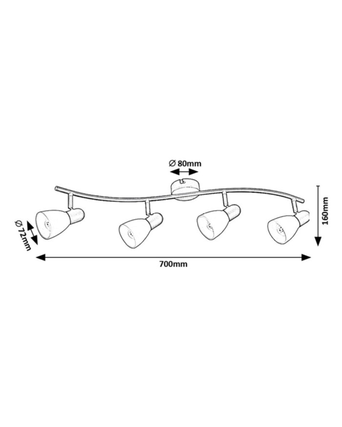 Світильник стельовий Rabalux 73094 Soma