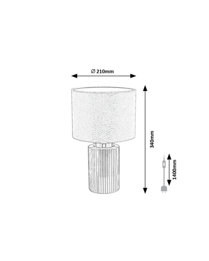 Настільна лампа Rabalux 74046 Glovy