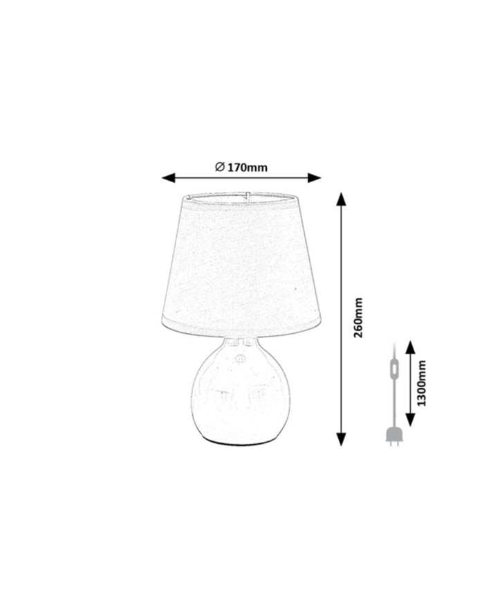 Настільна лампа Rabalux 74076 Ingrid