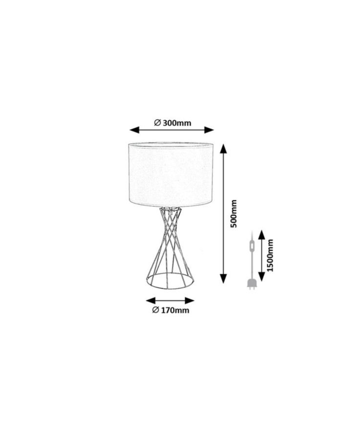 Настільна лампа Rabalux 74081 Nivra