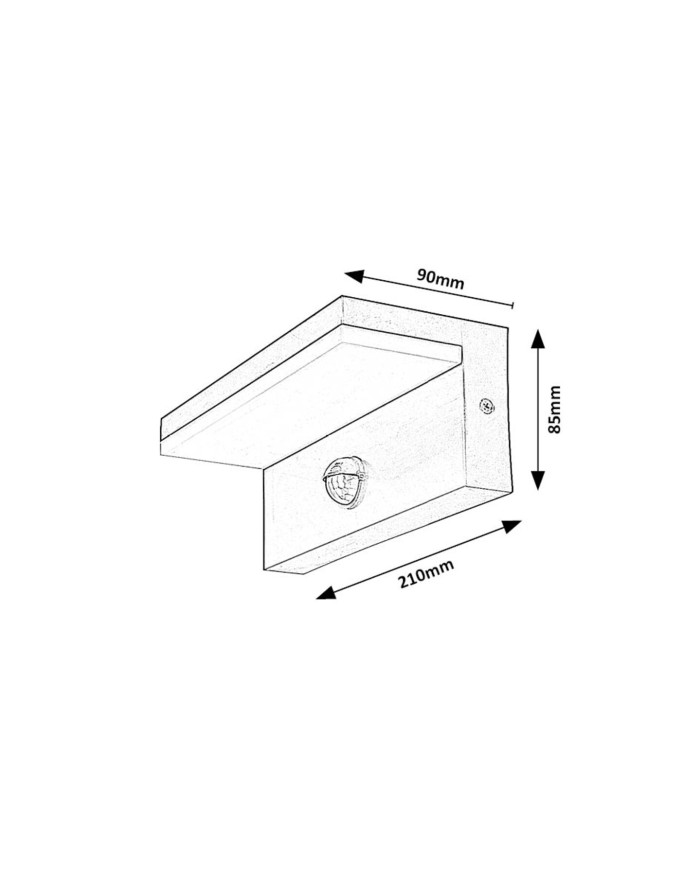 Світильник вуличний Rabalux 77115 Zaragoza