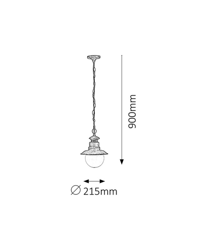 Світильник вуличний Rabalux 8164 Odessa