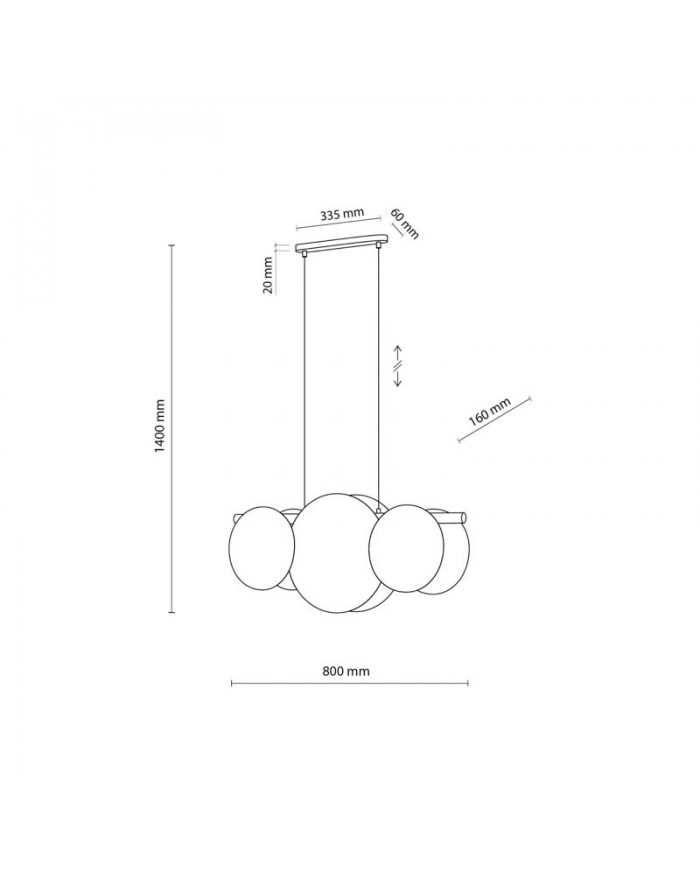 Люстра TK Lighting 10005 PULSE