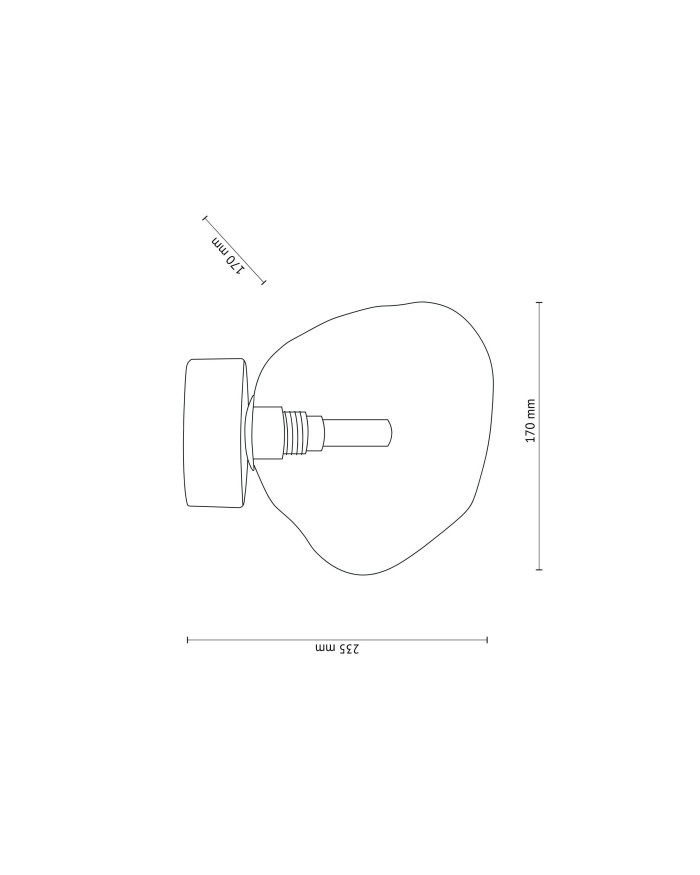 Бра TK Lighting 11034 LAVA