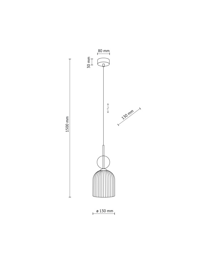 Підвісний світильник TK Lighting 11039 SOPHIA