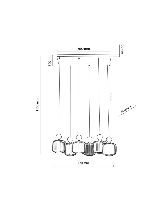 Люстра TK Lighting 11052 BALLO