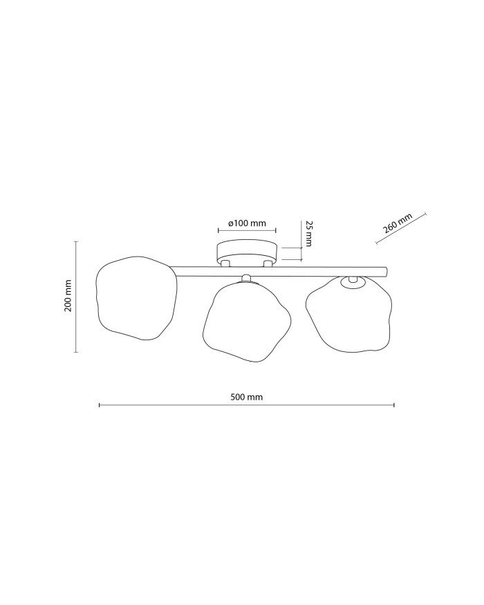 Світильник стельовий TK Lighting 11105 LAVA
