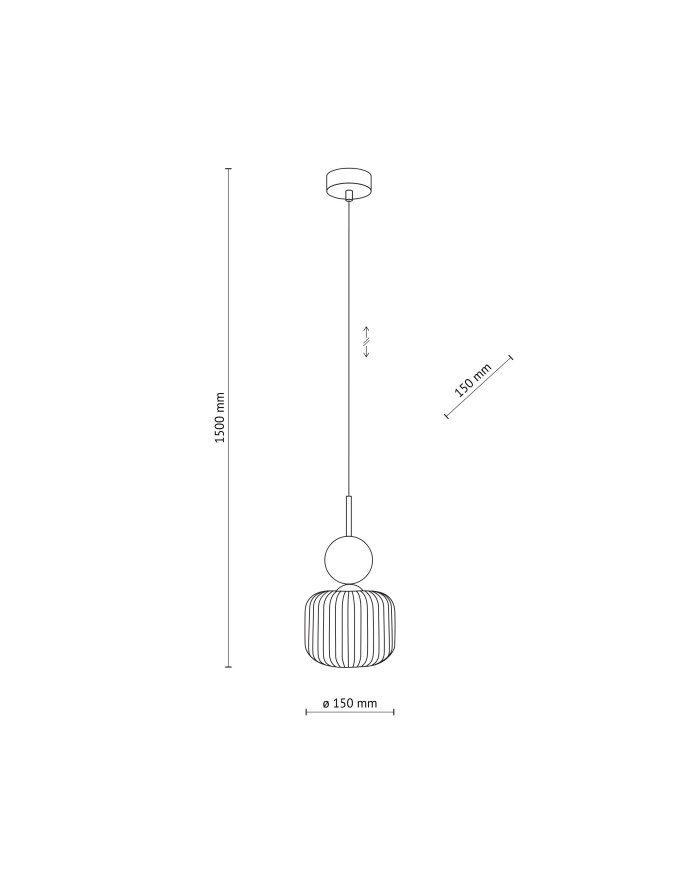 Підвісний світильник TK Lighting 11144 SOPHIA