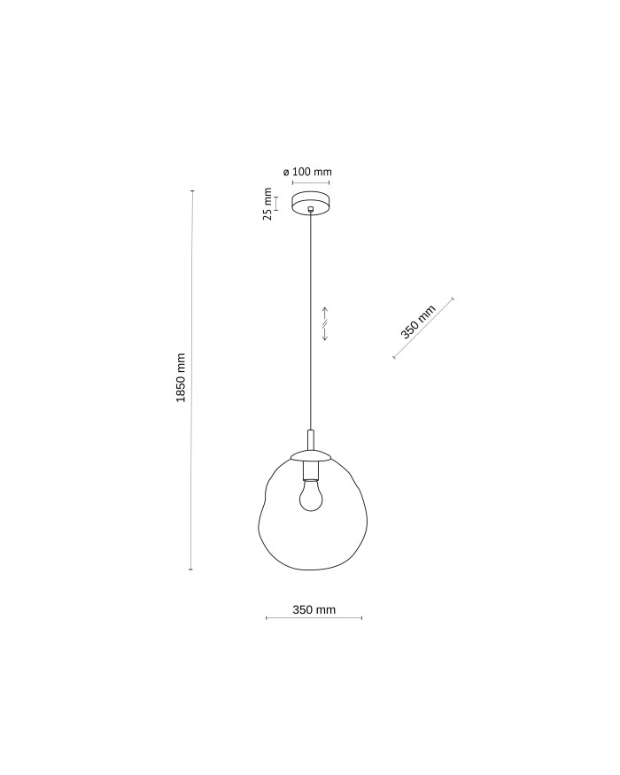 Підвісний світильник TK Lighting 11325 LAVA