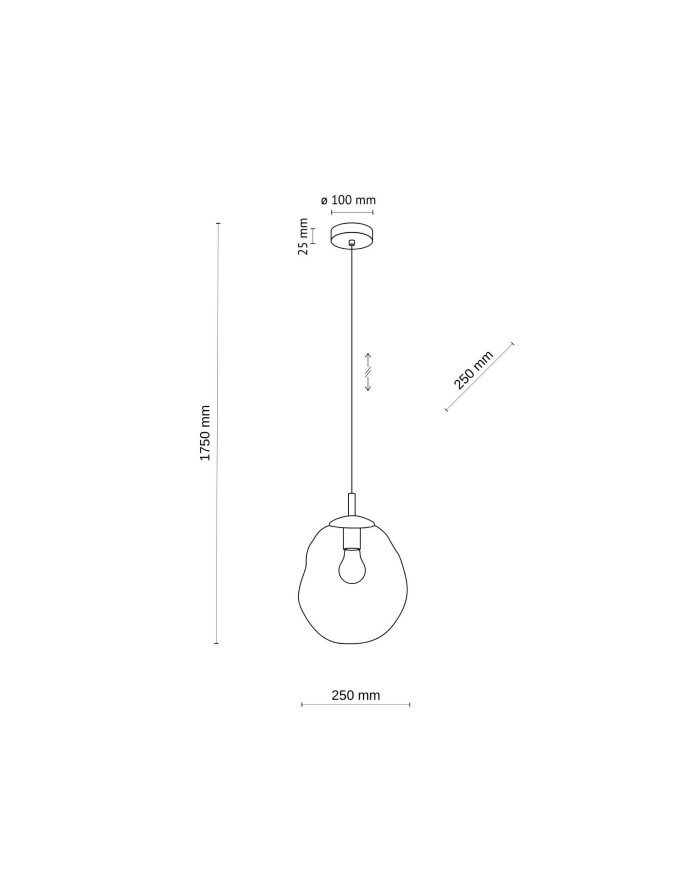Підвісний світильник TK Lighting 11327 LAVA