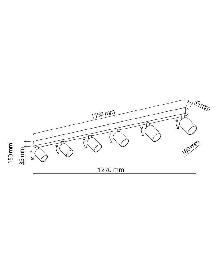 Світильник стельовий TK Lighting 11370 NEX