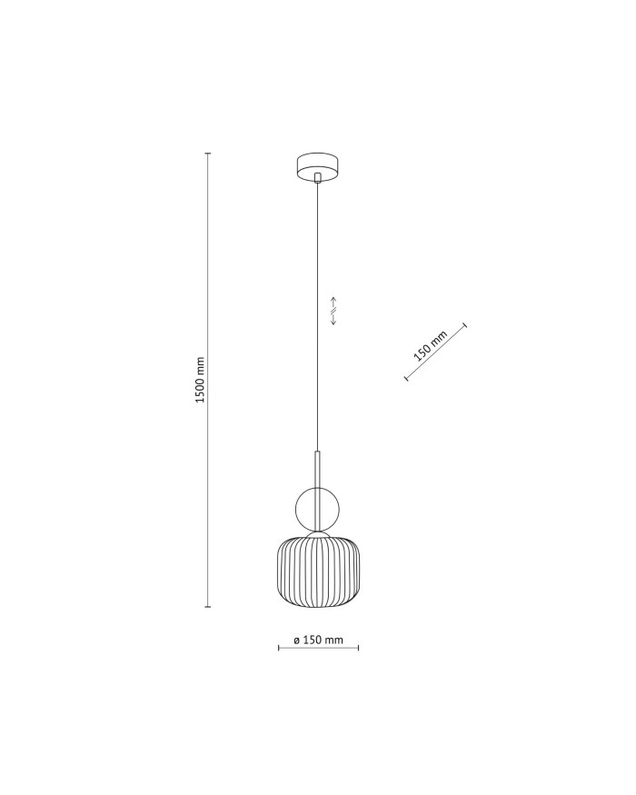 Підвісний світильник TK Lighting 11589 SOPHIA