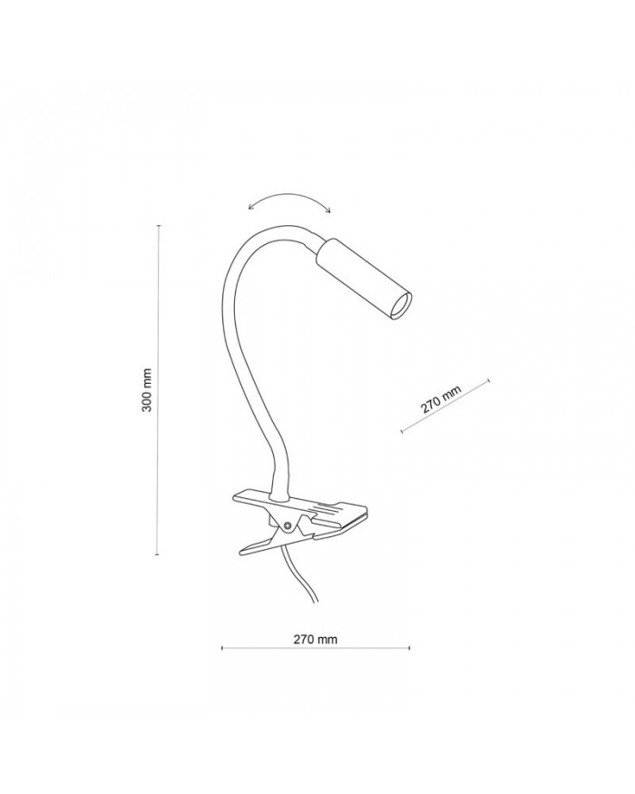 Cвітильник з прищепкою TK Lighting 16012 LAGOS