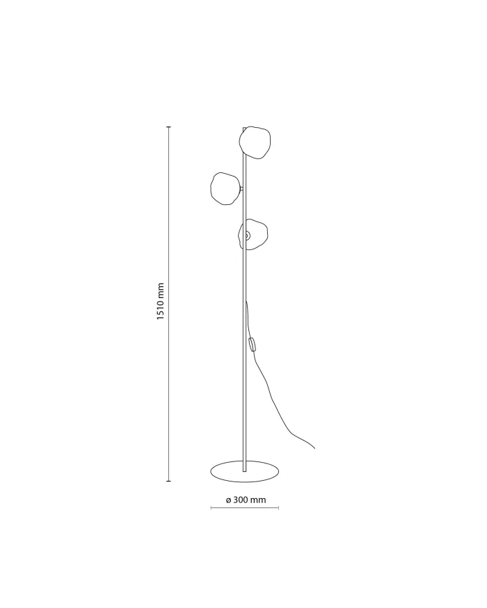 Торшер TK Lighting 16153 LAVA