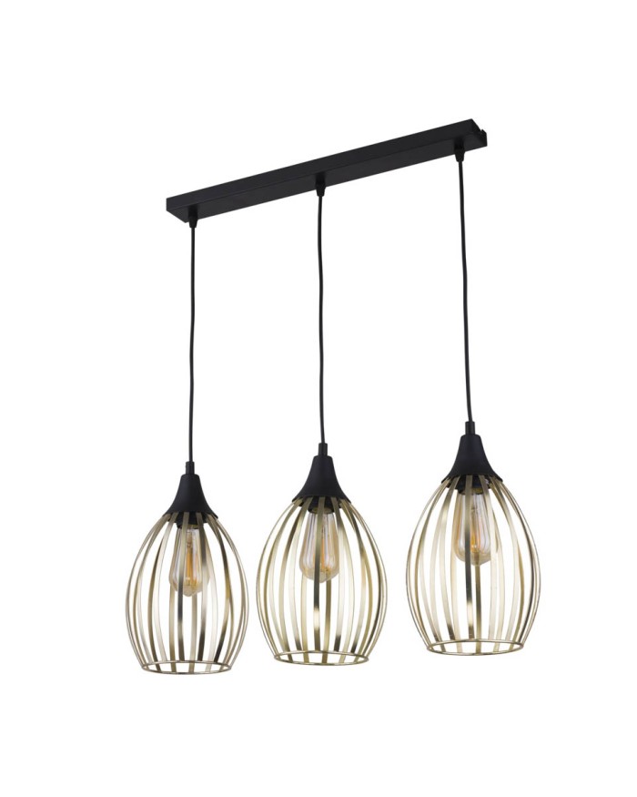Підвісний світильник TK Lighting 2817 Liza Gold