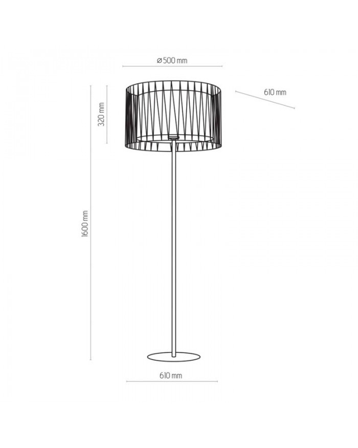 Настільна лампа TK Lighting 2899 HARMONY BLACK