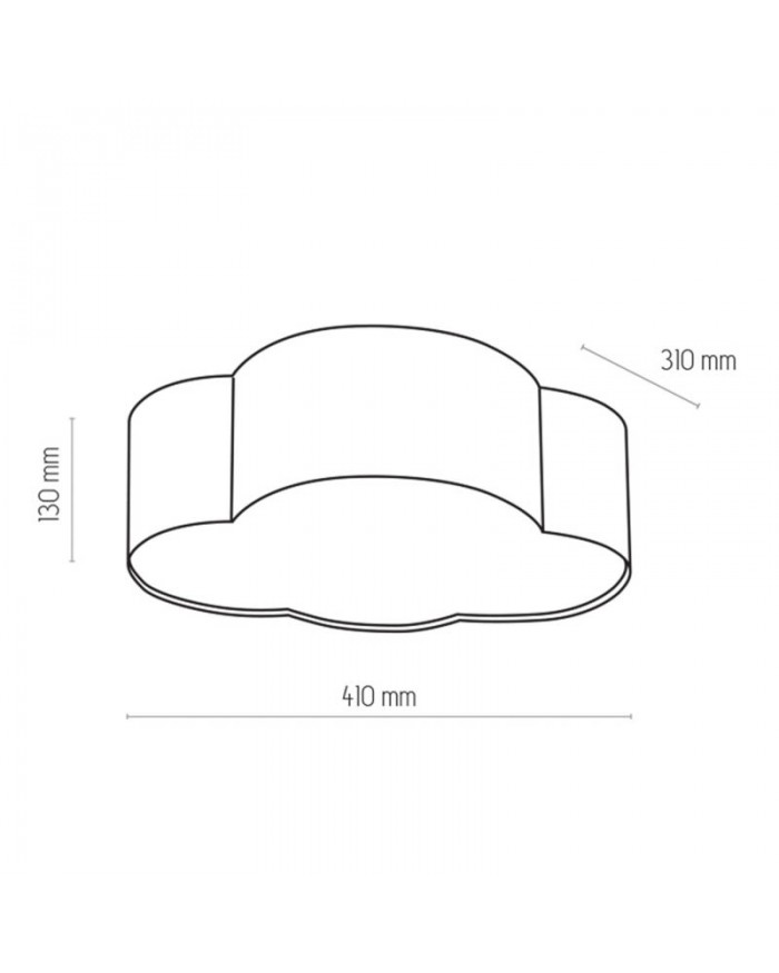 Світильник стельовий TK Lighting 3144 CLOUD MINI