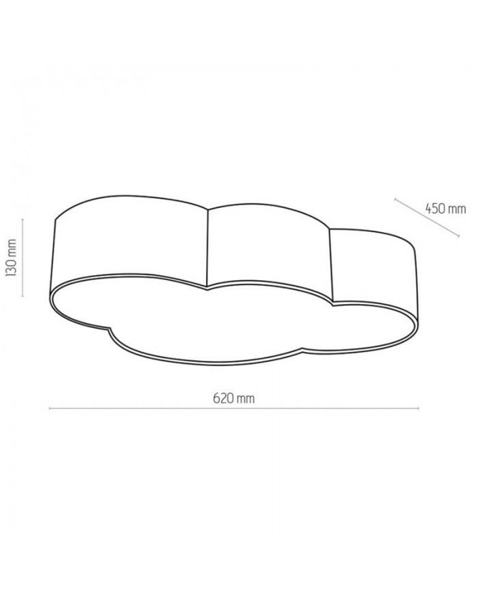 Світильник стельовий TK Lighting 3145 CLOUD