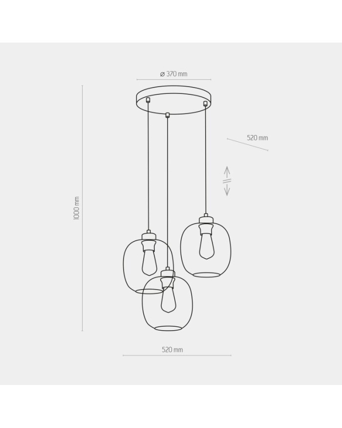 Люстра TK Lighting 3184 ELIO