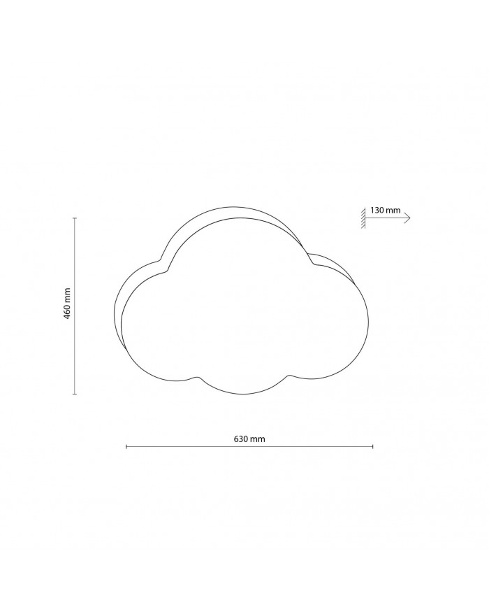 Світильник стельовий TK Lighting 4336 CLOUD