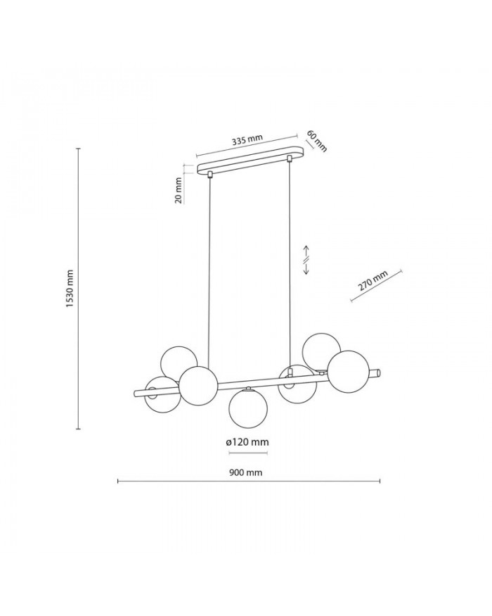 Люстра TK Lighting 5668 ESTERA