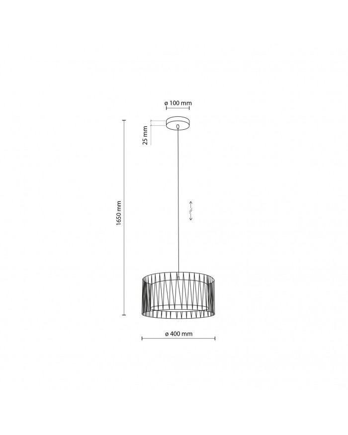 Люстра TK Lighting 4562 HARMONY CZARNY