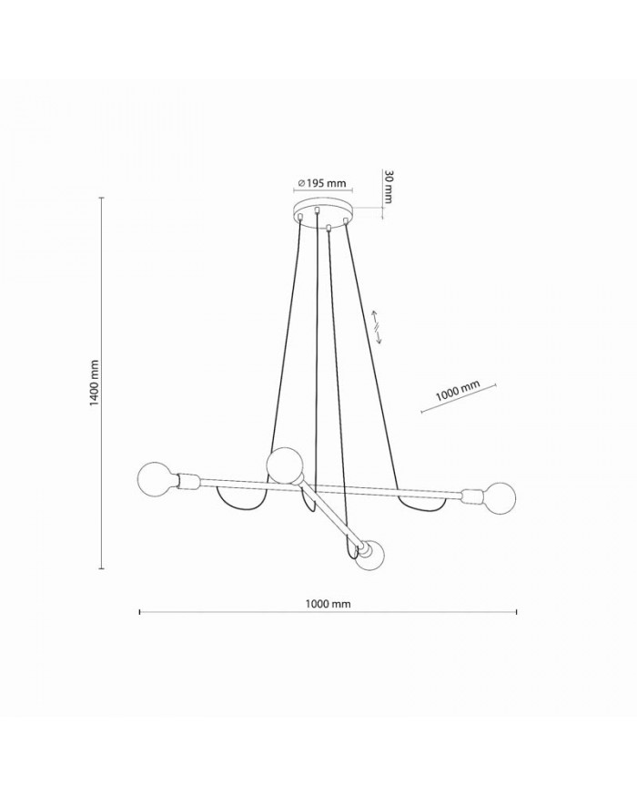 Люстра TK Lighting 4949 HELIX WOOD