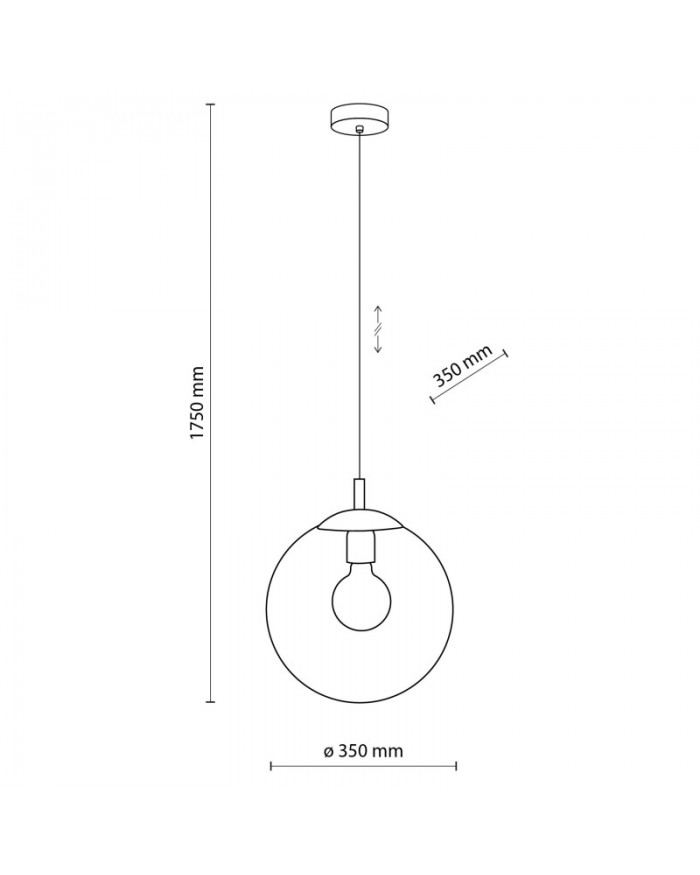 Підвісний світильник TK Lighting 5380 ESME GRAPHITE 1