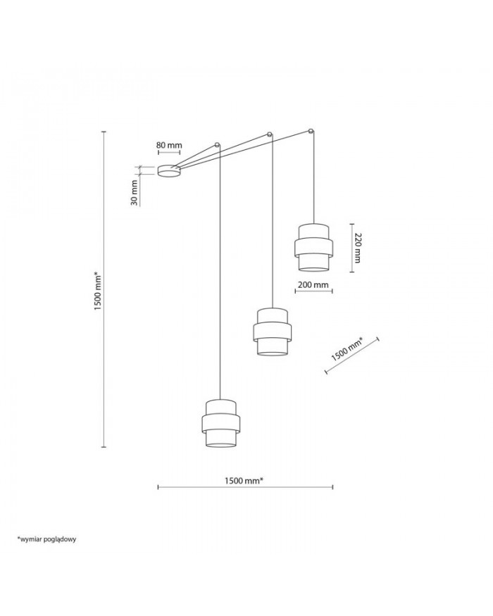 Люстра TK Lighting 5403 CALISTO JUTA