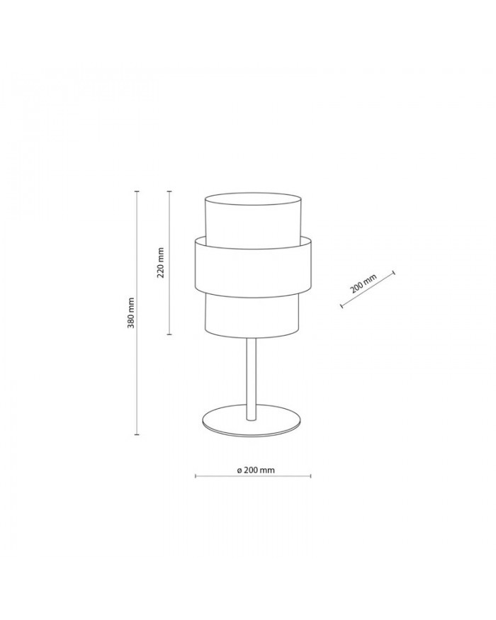 Настільна лампа TK Lighting 5404 CALISTO JUTA