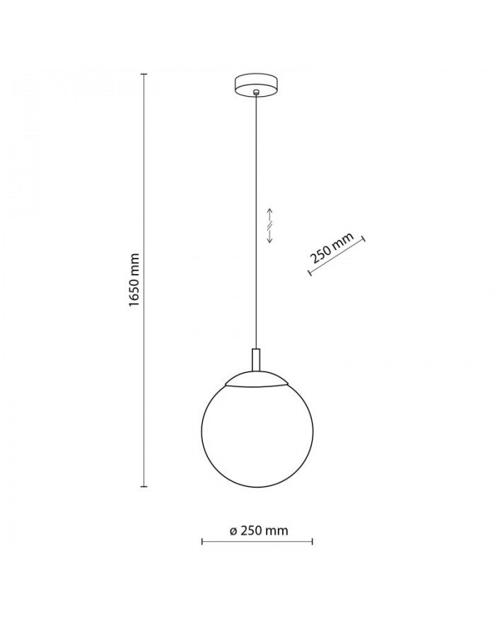 Підвісний світильник TK Lighting 5669 ESME WHITE 1