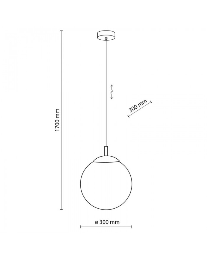 Підвісний світильник TK Lighting 5670 ESME WHITE 1