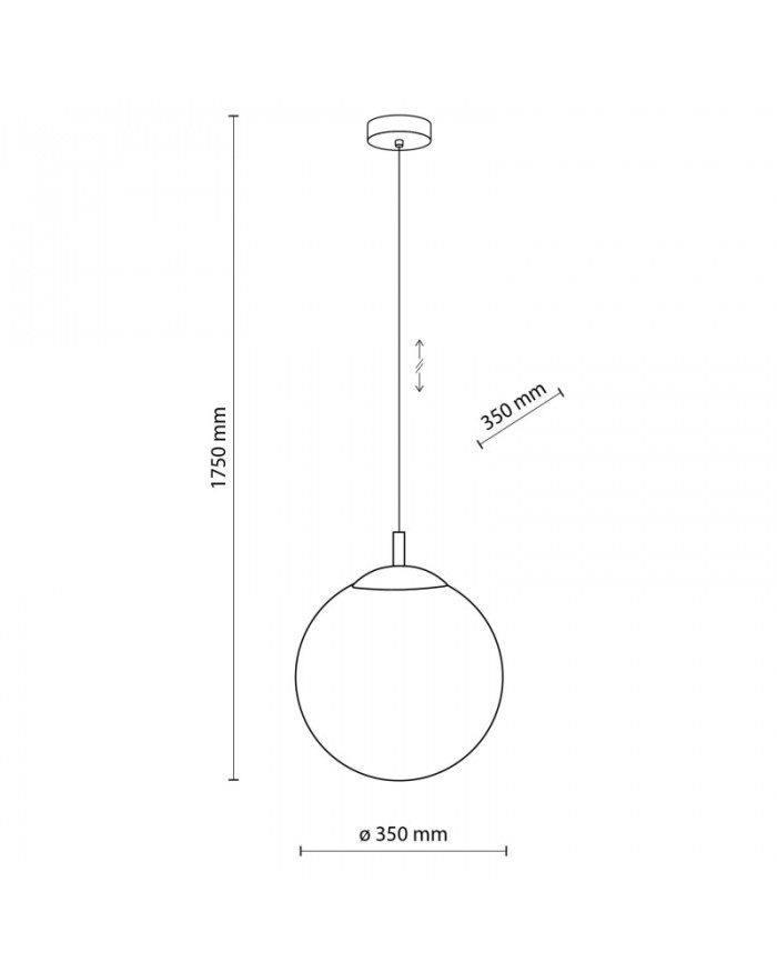 Підвісний світильник TK Lighting 5671 ESME WHITE 1