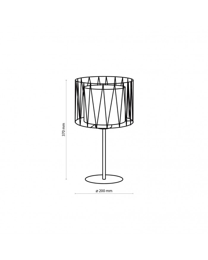 Настільна лампа TK Lighting 5889 HARMONY CZARNY