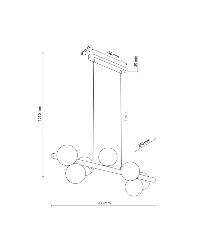 Люстра TK Lighting 5905 ESTERA WOOD