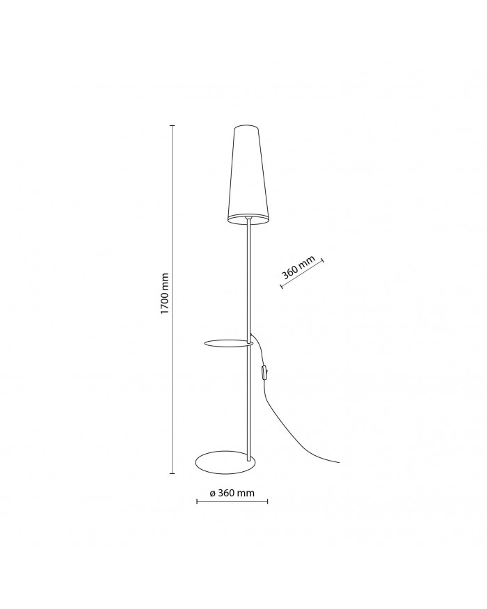 Торшер TK Lighting 5959 ZING