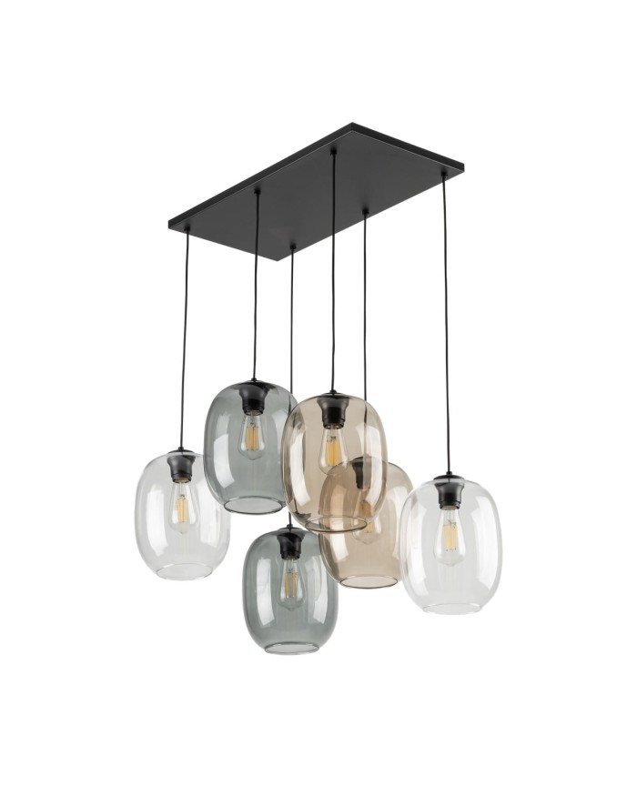 Люстра TK Lighting 5974 ELIO MIX LAMPA WISZĄCA 6 